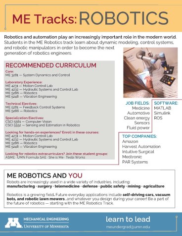 Robotics Track Flyer