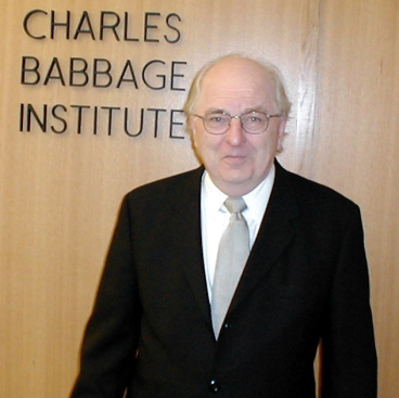 Arthur Norberg at CBI entrance