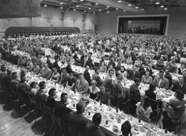 IBM awards dinner held in Endicott New York in the late 1940s