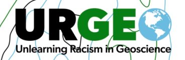 Logo for URGE-unlearning racism in geoscience