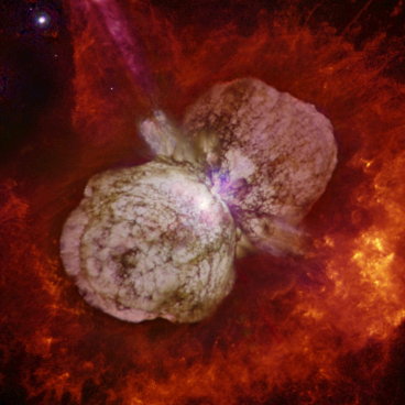 The Homunculus Nebula surrounding Eta Carinae.