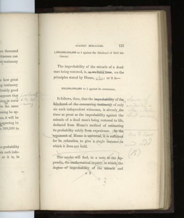 Image of Treatise with hand-written pencil annotations