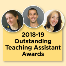 2018-19 Outstanding Teaching Assistant Award