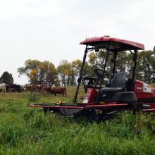 Cowbot (an autonomous mower) in the field
