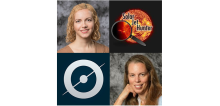 Pictures of Lindsay Glesener and Lucy Fortson and the logos for zoonerse and solar jet hunter in a collage
