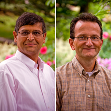 Headshots of Vipin Kumar and George Karypus