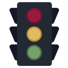 Illustration of a stoplight