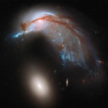 Penguin Galaxy - a galaxy resembling the shape of a penguin