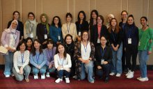 Female researchers gather at the first ever SpatialW networking event in 2022
