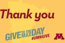 Give to the Max Day graphic