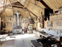 The interior of Shackleton’s Hut demonstrates the host of supplies used in early 20th Century Antarctic Expeditions