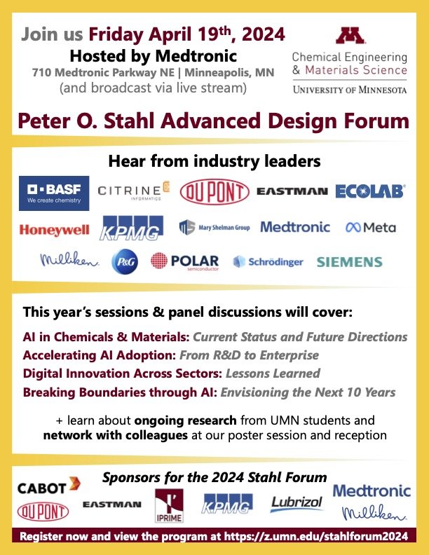 Peter O. Stahl Advanced Design Forum 2024