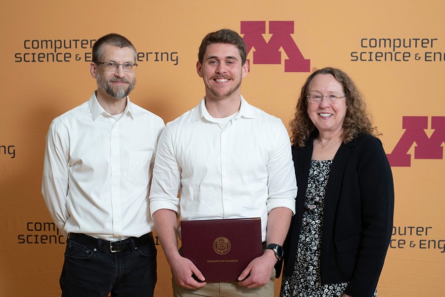 Left to right: Nick Hopper, Brock Shamblin and Maureen Reidl