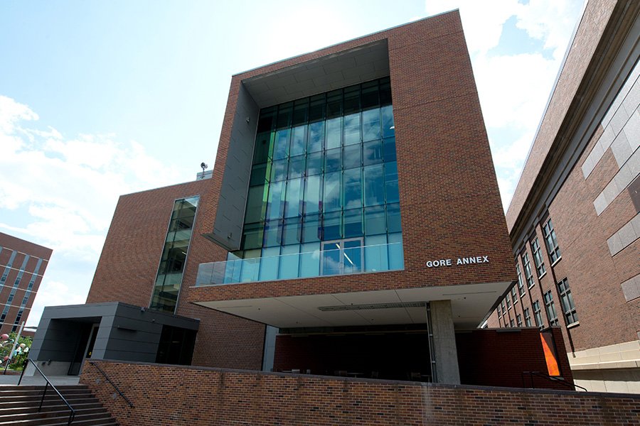 Outside of Amundson Hall on the University of Minnesota Twin Cities campus.