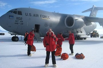  University of Minnesota physicist Clem Pryke at McMurdo Station in Antarctica. 