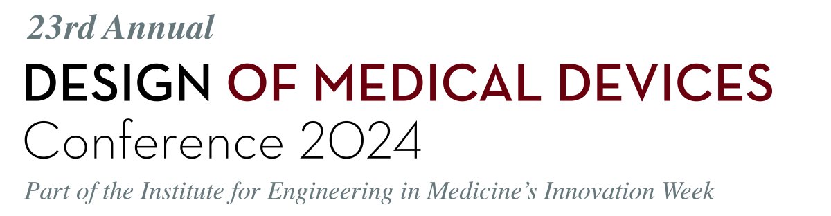 Design of Medical Devices 2024 logo
