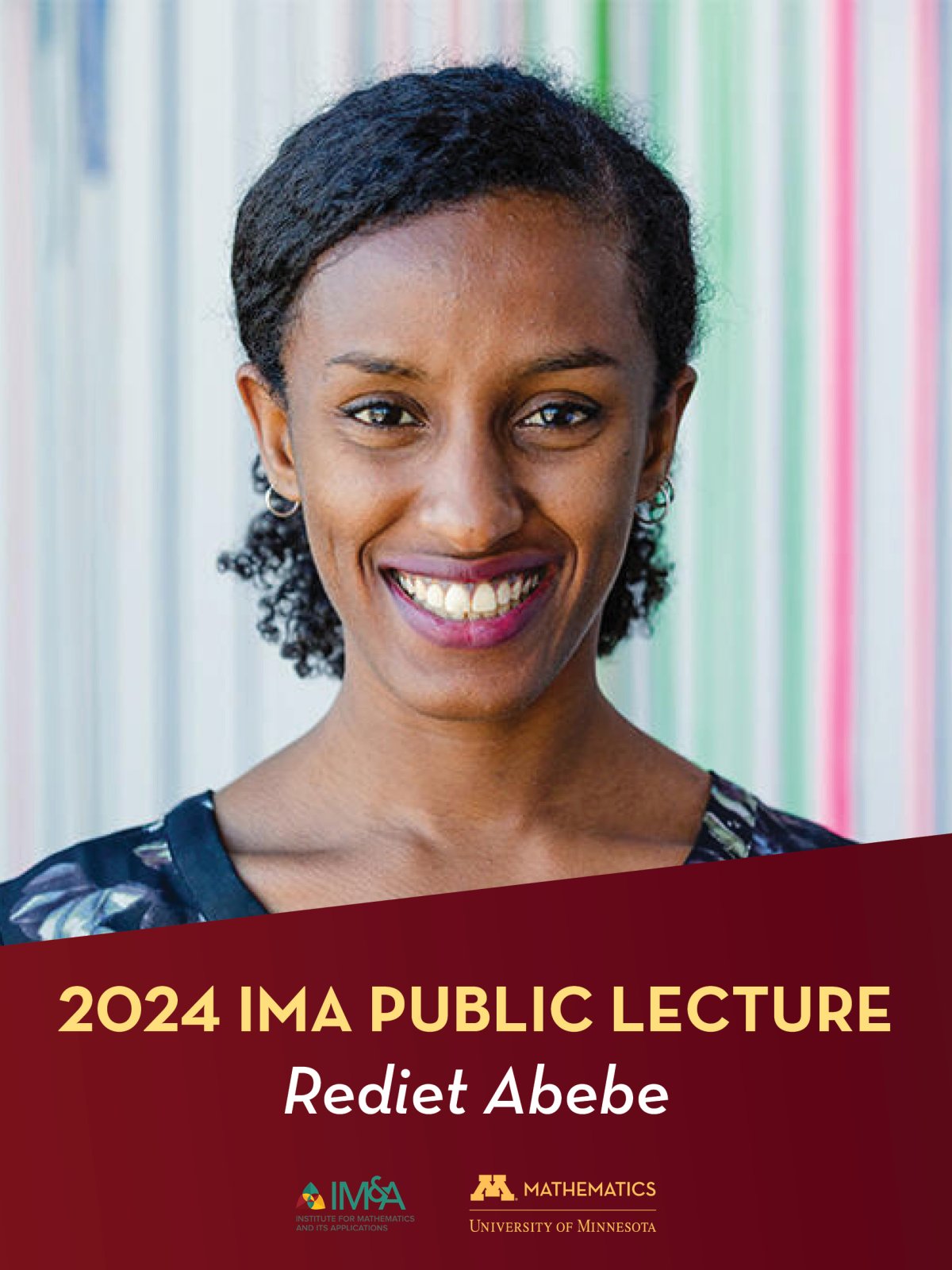 IMA Public Lecture Save the Date 2024 poster