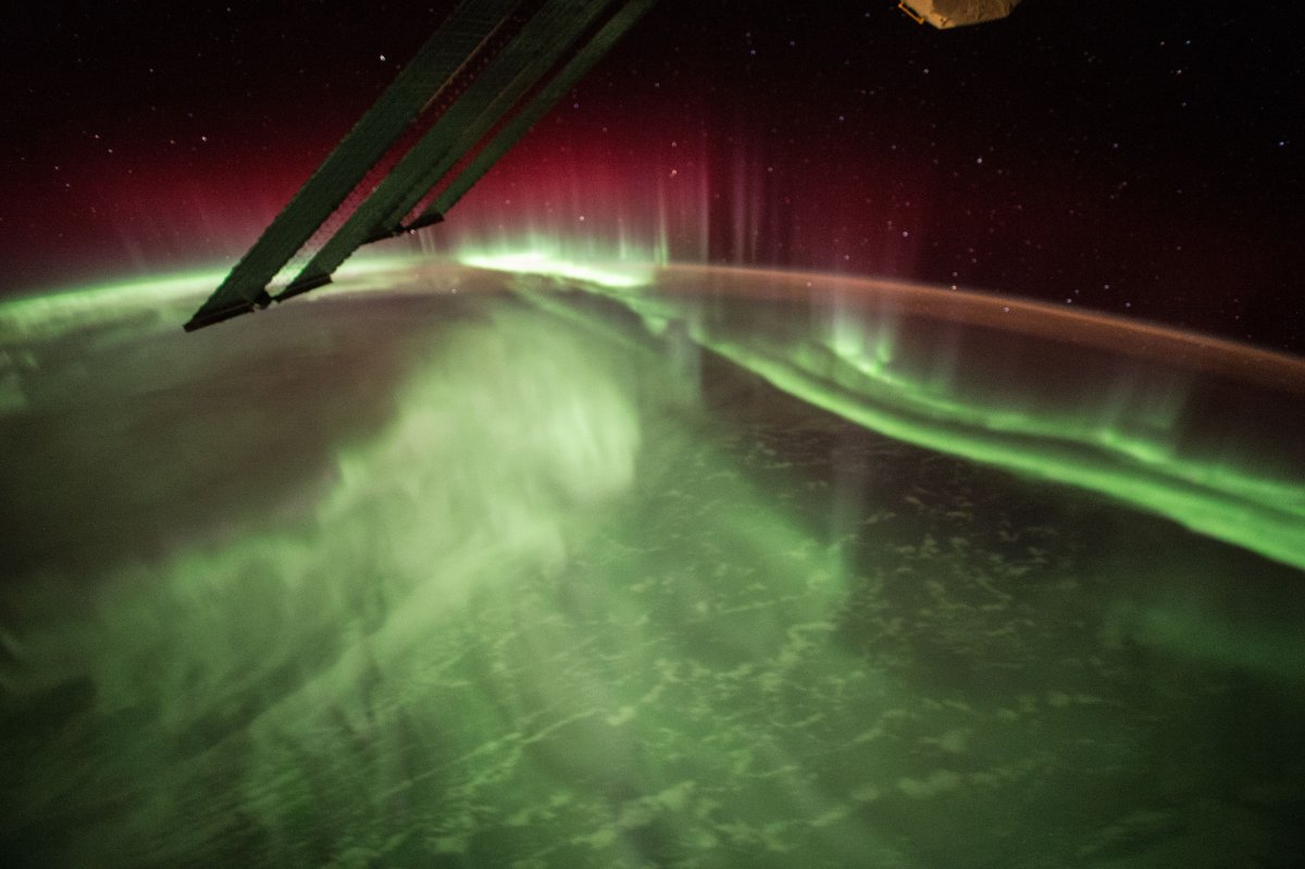 ISS-44 Night Earth Observation of an Aurora Australis