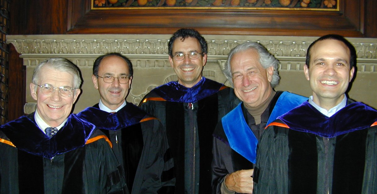 MILLER Larry with other faculty 2002