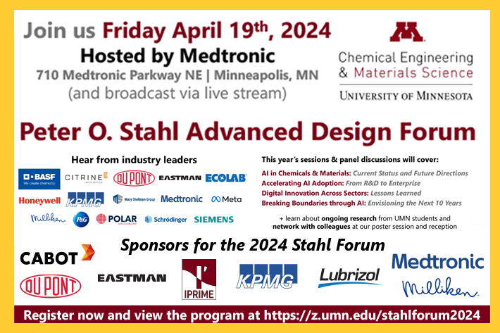 A horizontal flyer for the Stahl Forum 2024.