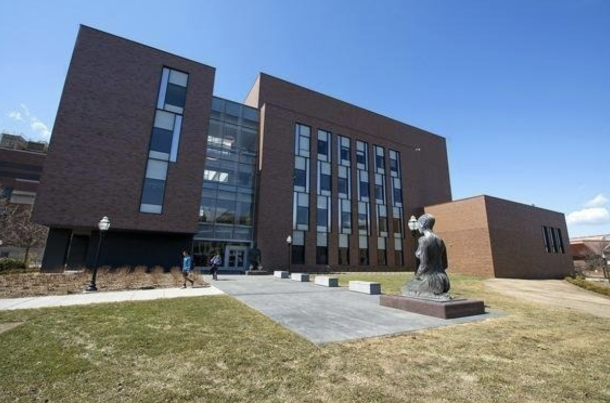 The outside of the Minnesota Nano Center on the University of Minnesota Campus