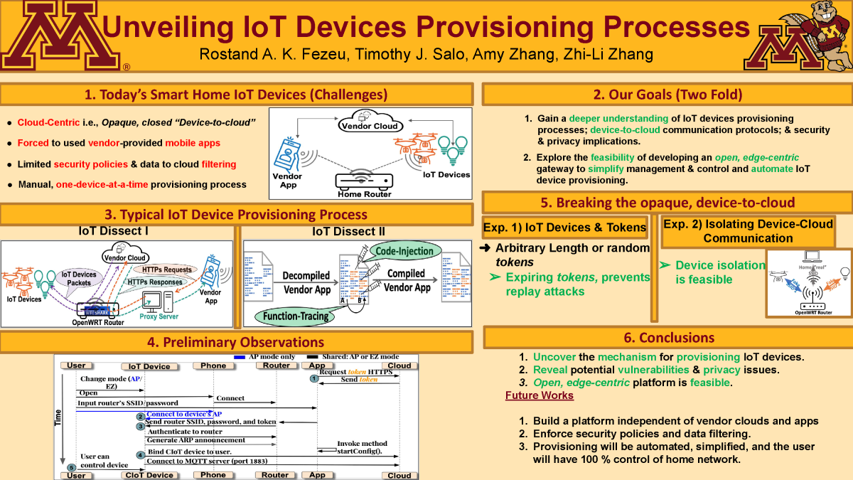Unveiling IoT Devices Provisioning Process poster