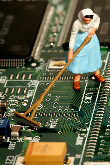 Figure sweeping circuit board