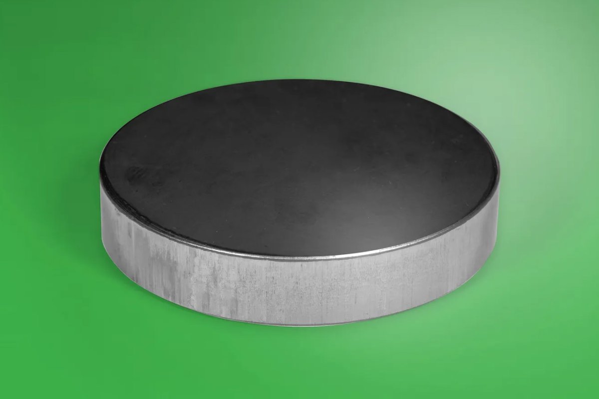 Clean Earth Magnet on green background