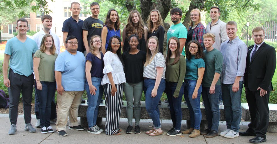 First-year graduate students, 2019-20, receiving fellowships