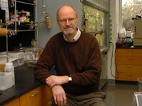 Robert Grubbs in chemistry lab