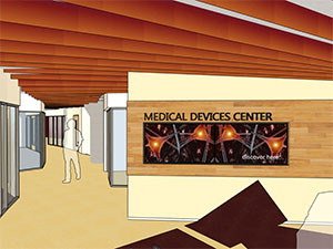 rendering of Medical Device Center