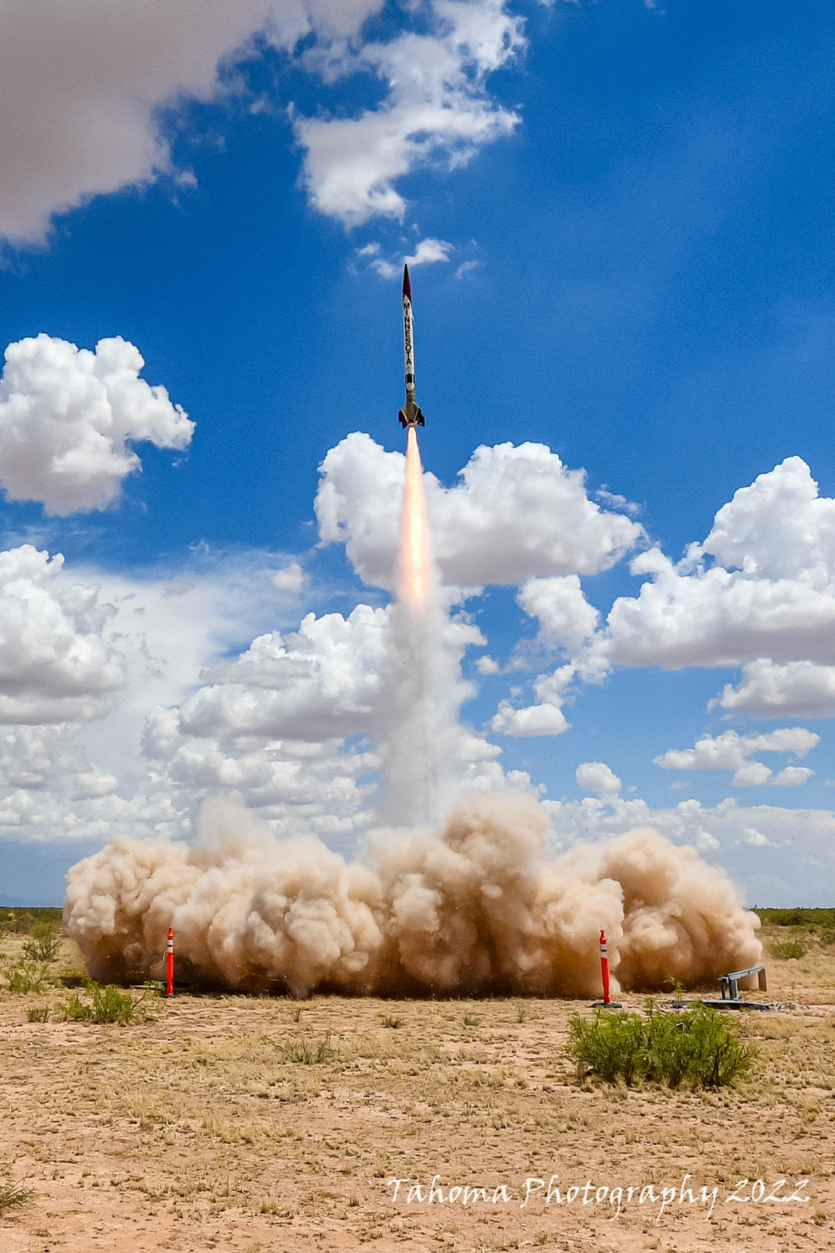 "Iridium Sandstorm" rocket launching