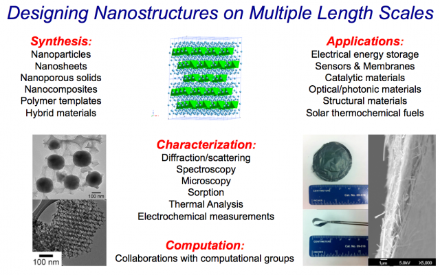 designing nanostructures on multiple length scales